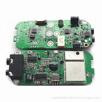 PCBA for DVD/CD Players, Made of FR4 and FR4 Halogen Free Materials
